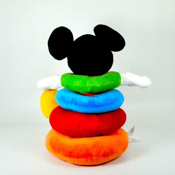 Disney Baby - Mickey Mouse Plush Stacking Ring Toy - Picture 3 of 4